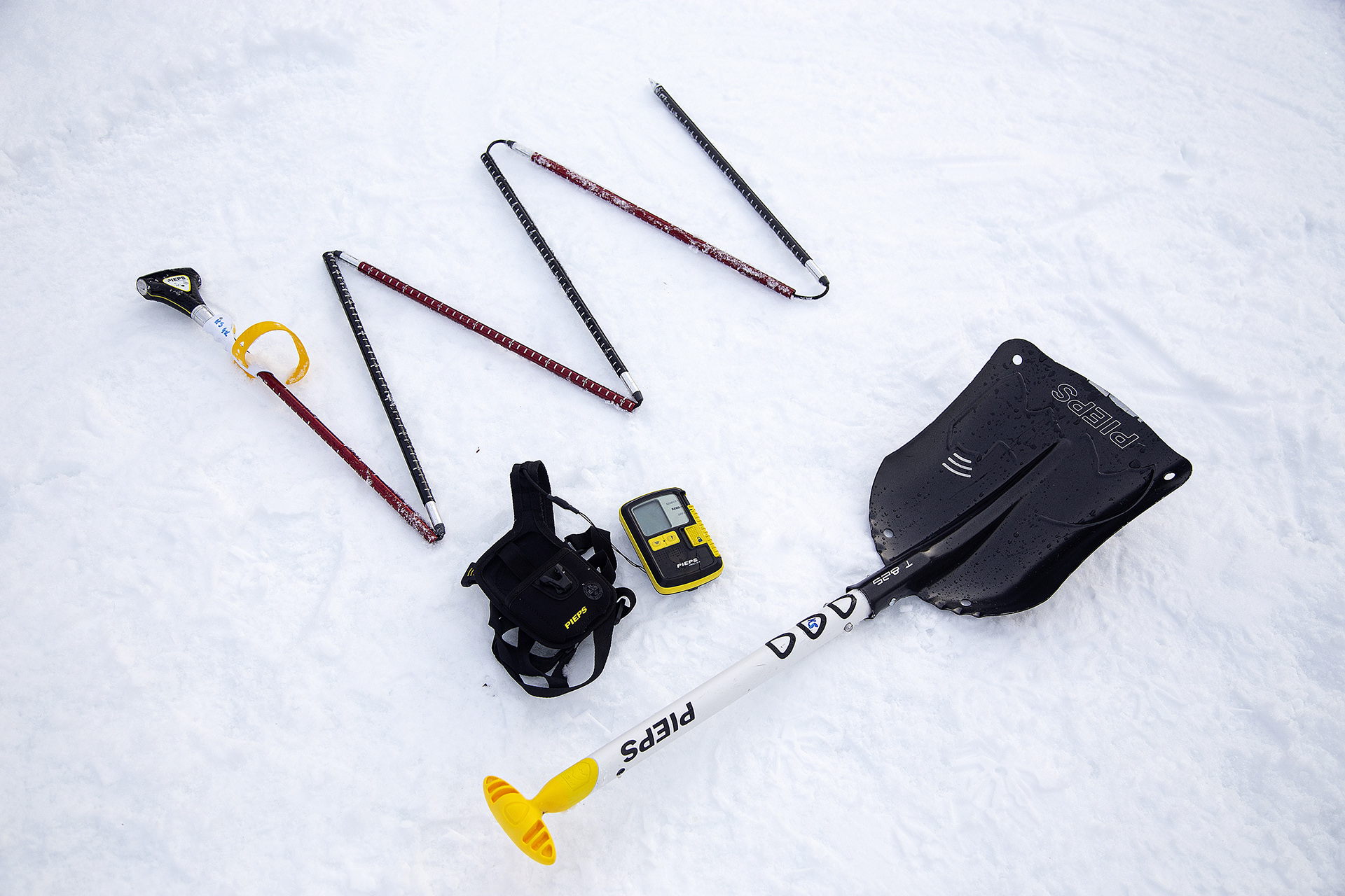 Pieps Avalanche Rescue Kit with Beacon, Probe, & Shovel