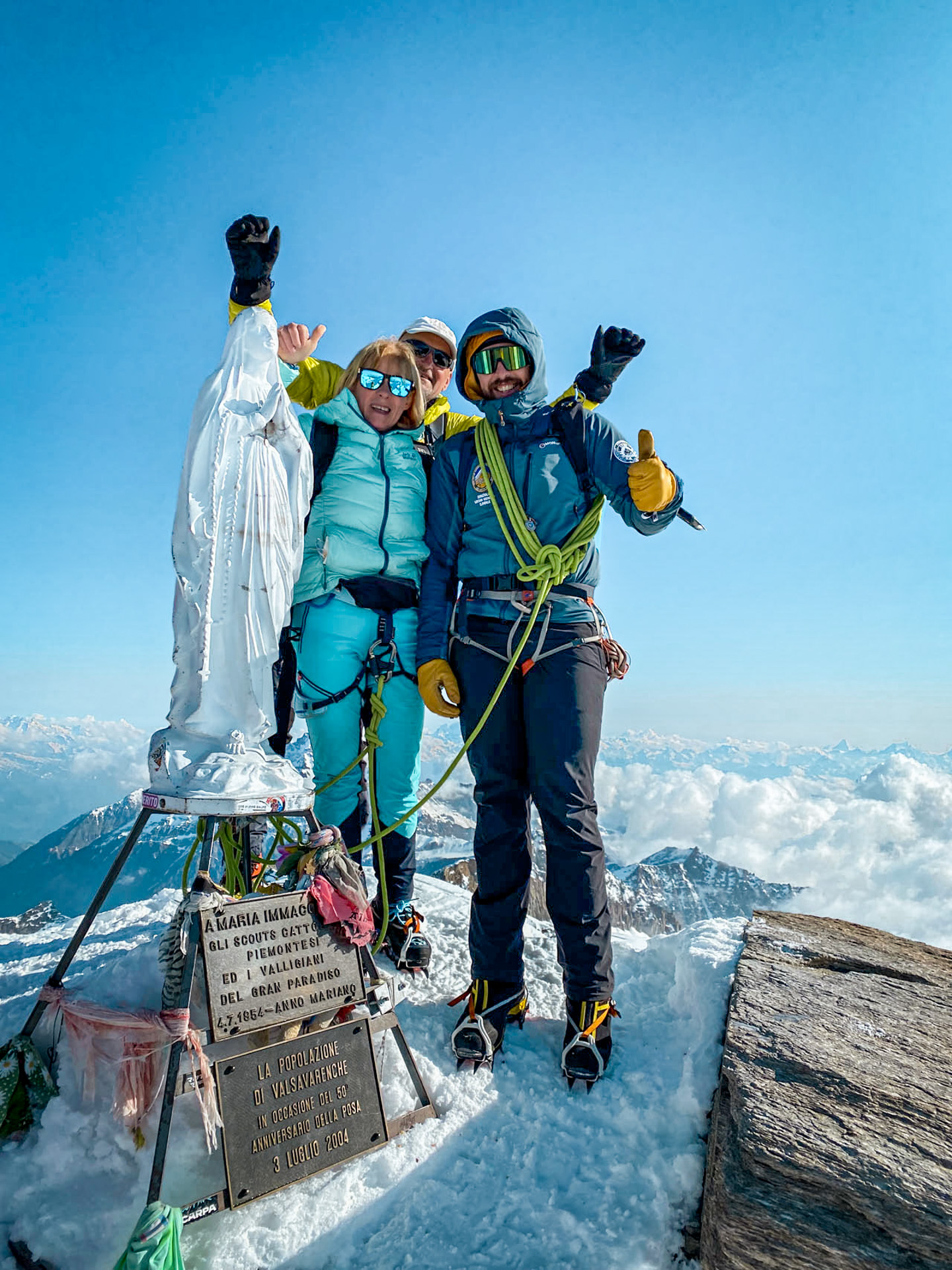 Vodenje na Gran Paradiso z gorskim vodnikom