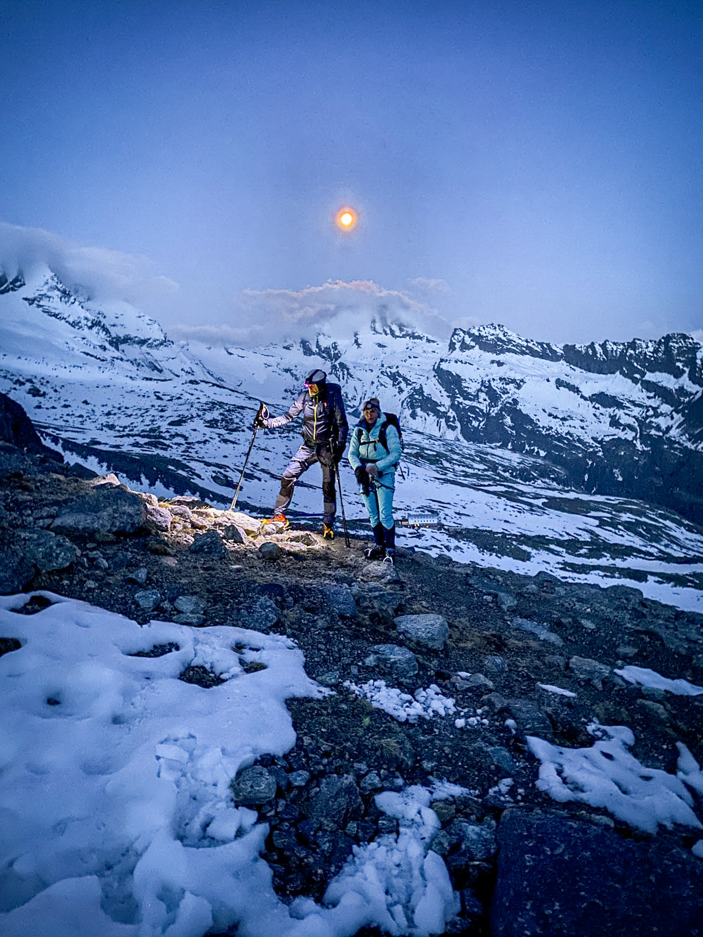 Z gorskim vodnikom na Gran Paradiso