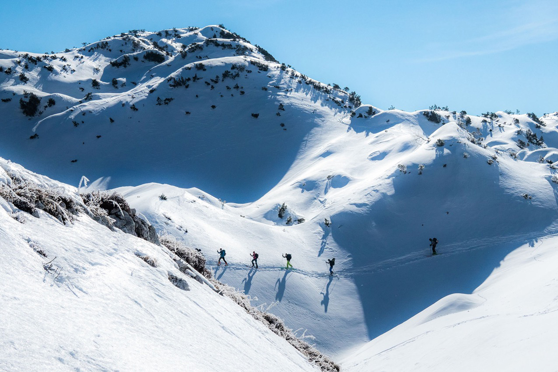 Julian Alps and Karawanks offer amazing ski toruing conditions. Join us!