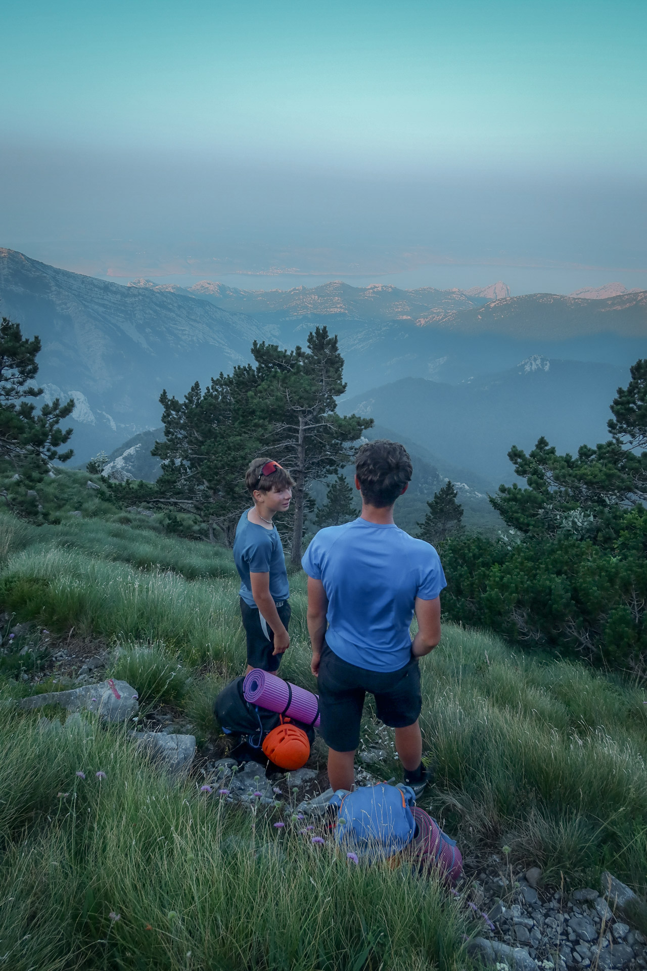 Trekking trough wild Velebit over Premužičeva path