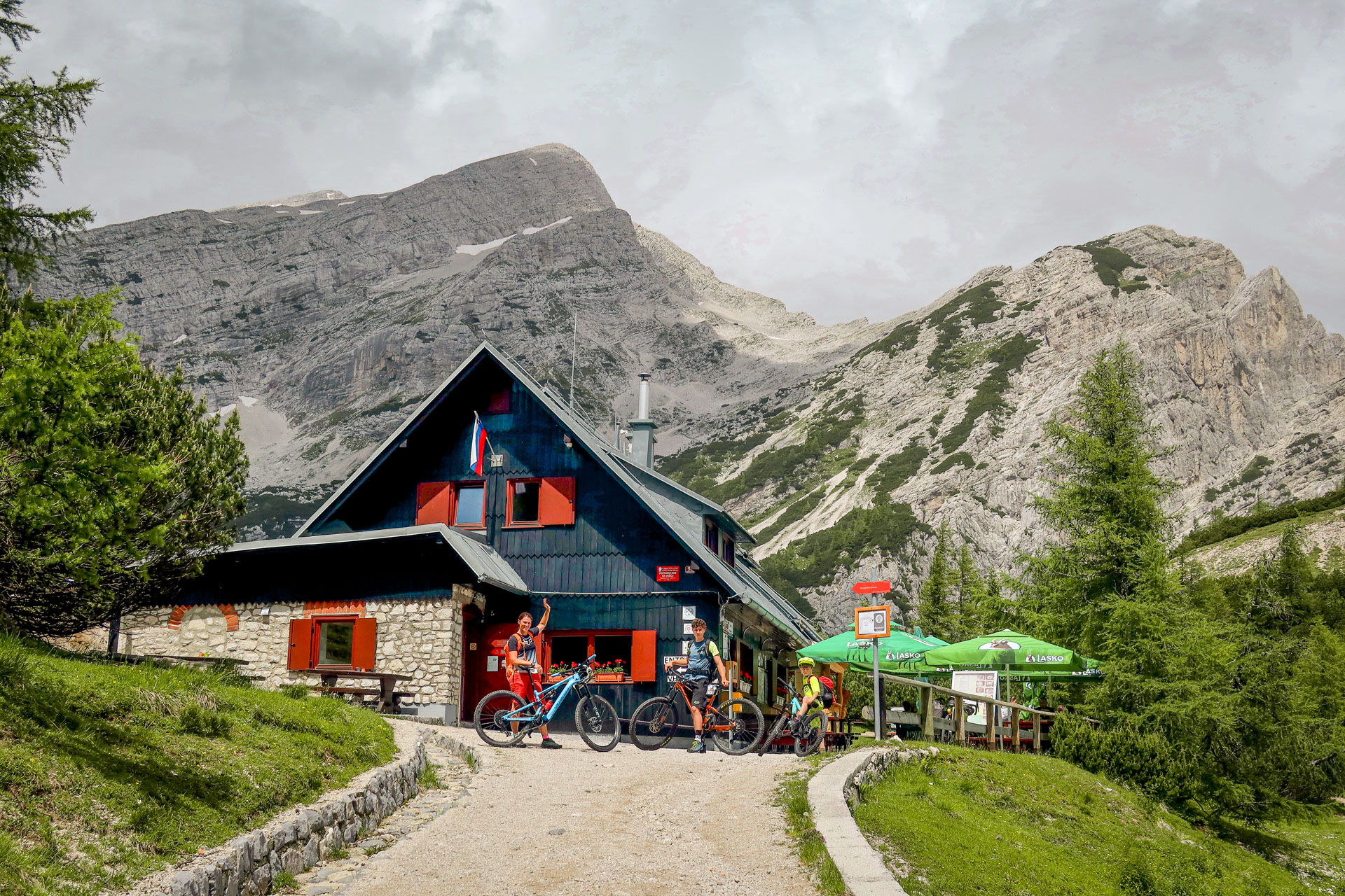 Trans Slovenia MTB - Vršič pass as one of beautiful locations on Trans Slovenia